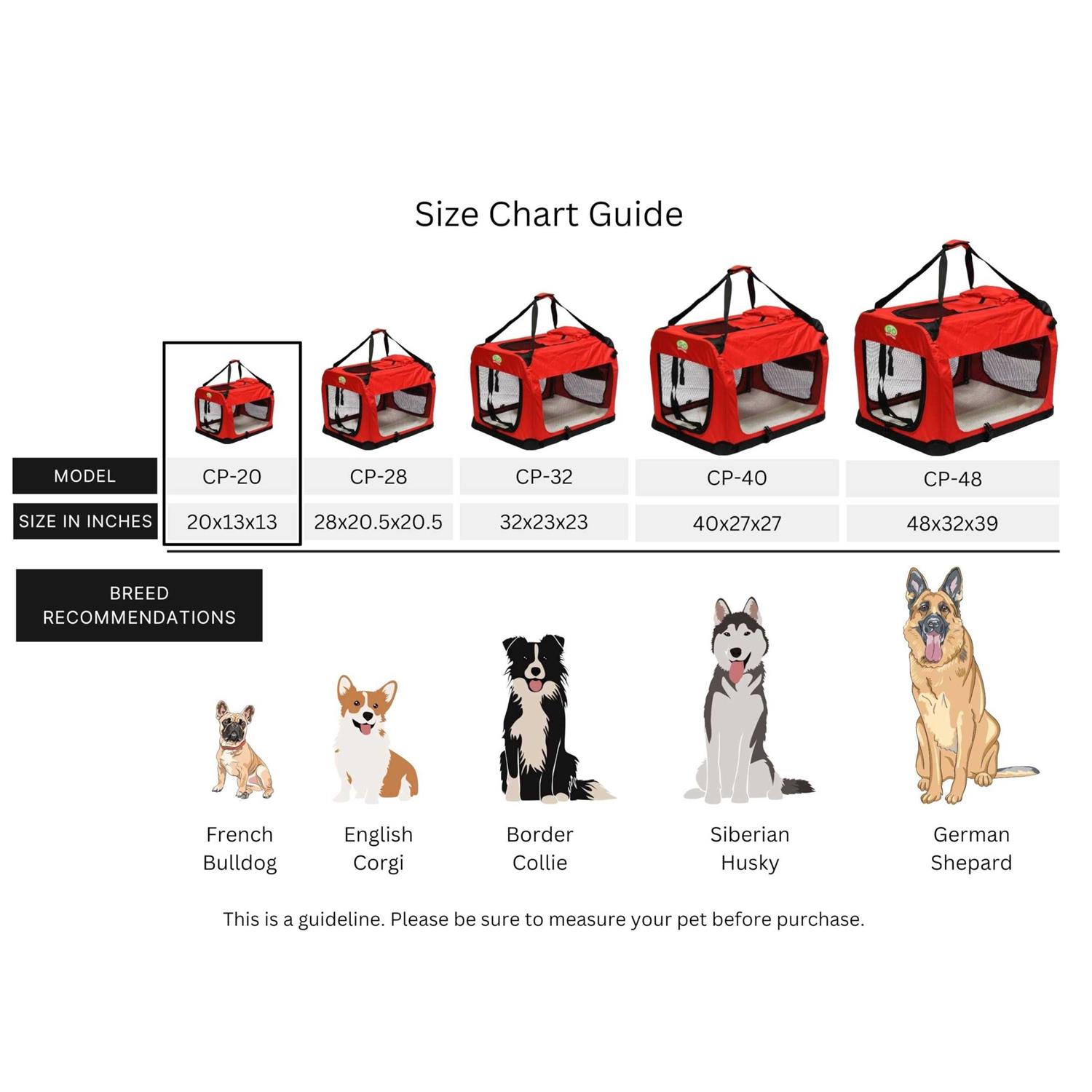 Go Pet Club Foldable Soft Crate Pet Carrier
