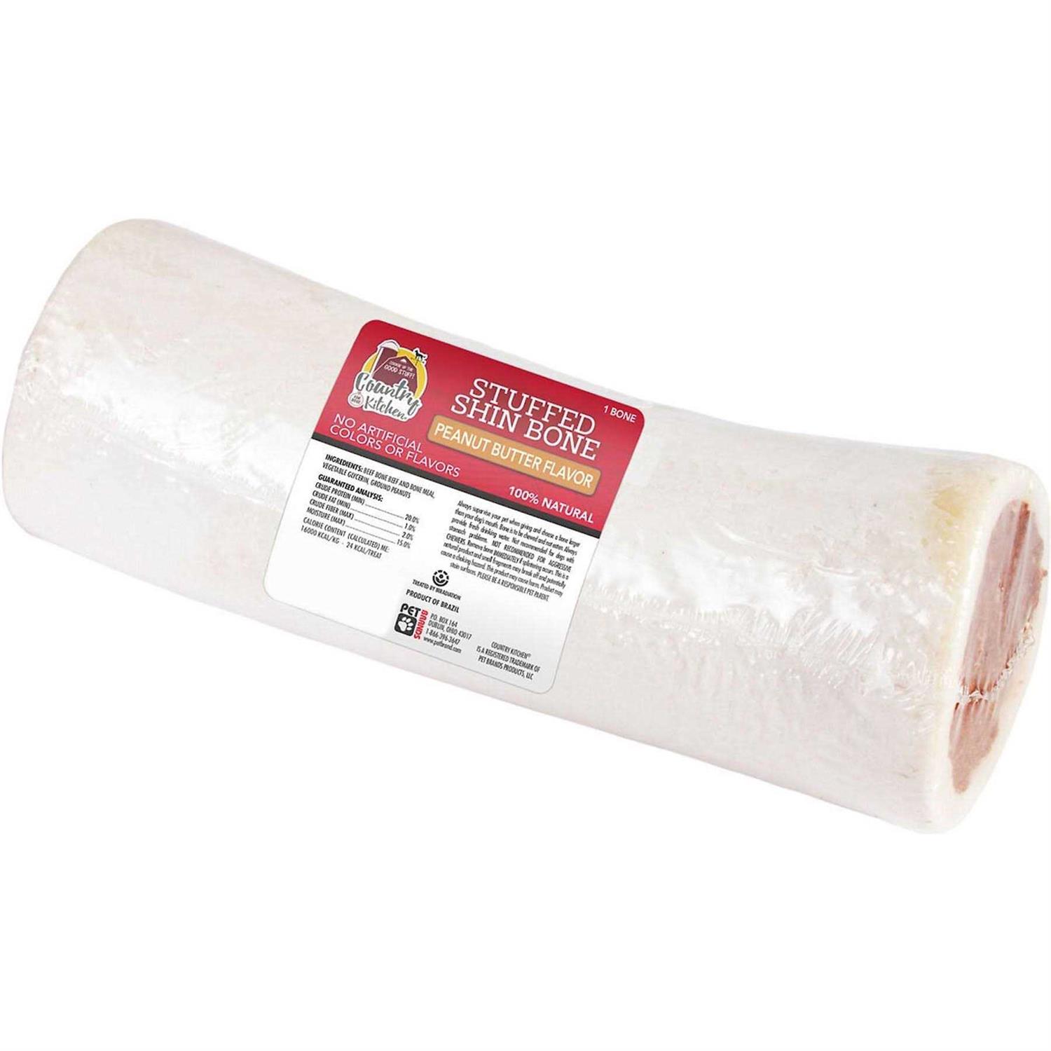 Country Kitchen Peanut Butter Stuffed Shin Bone Dog Treats