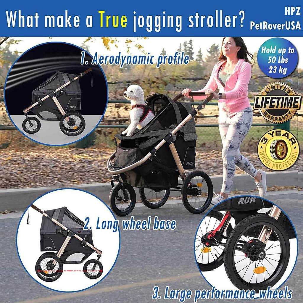 HPZ Pet Rover Run Jogging/Running Stroller