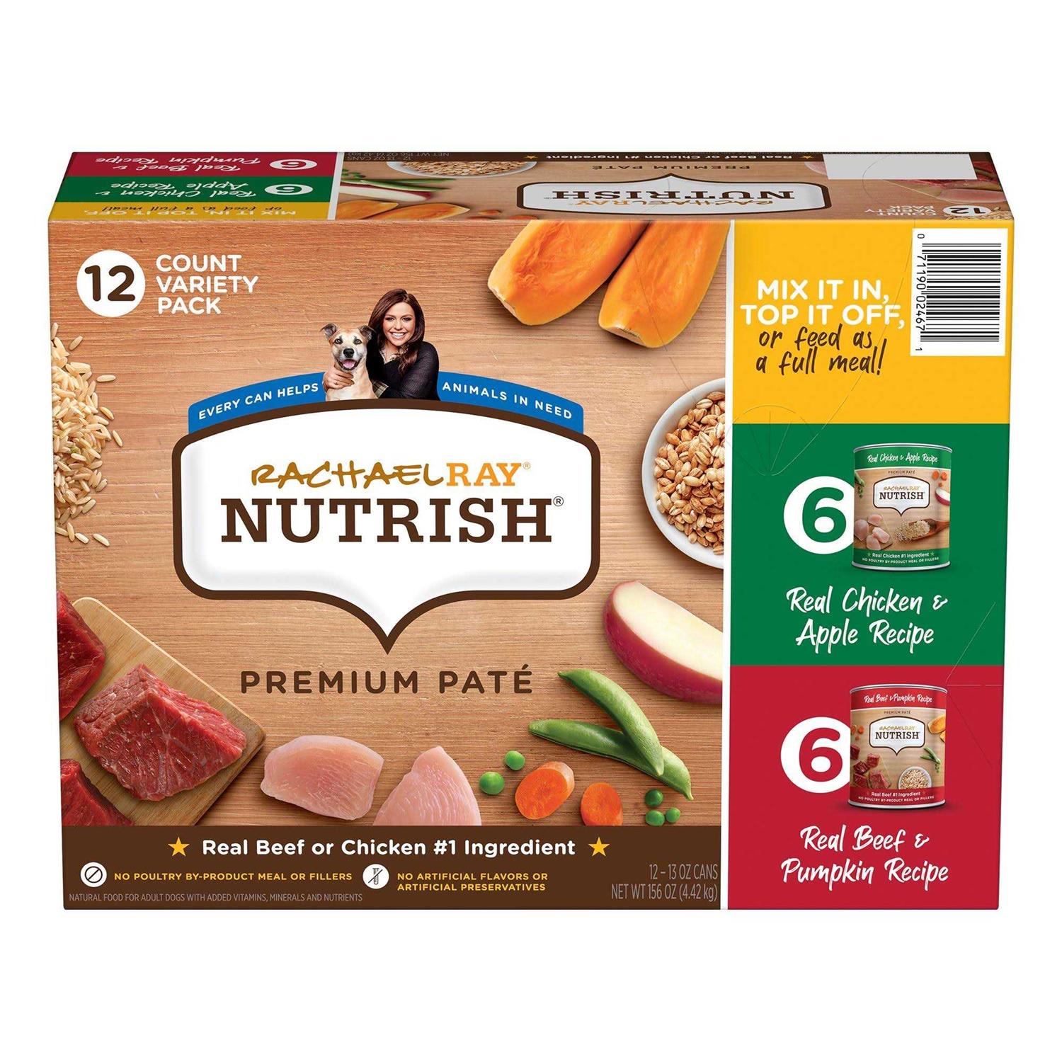 Rachael Ray Nutrish Premium Wet Dog Food Variety Pack