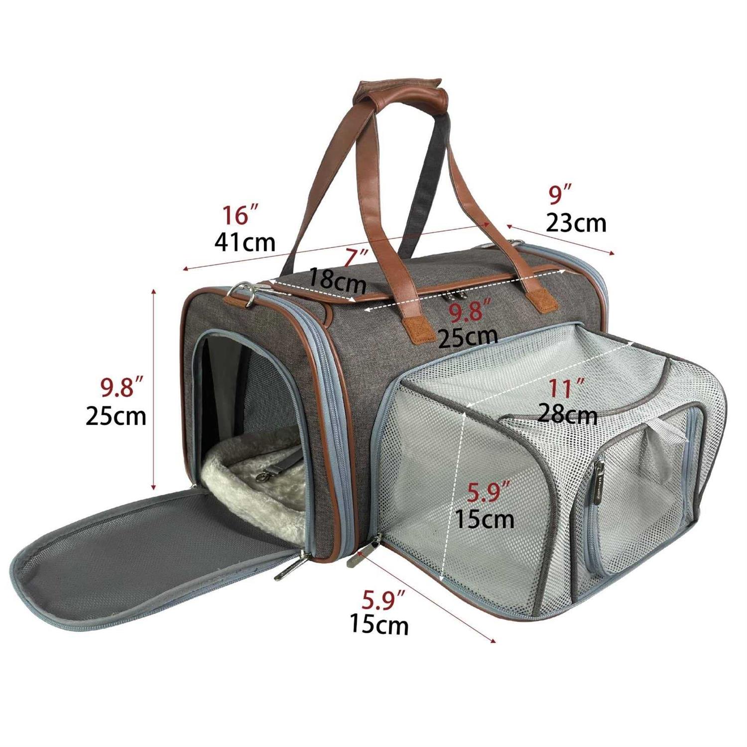 Gold Series Expandable Airline Approved Pet Carrier Mr. Peanut&s
