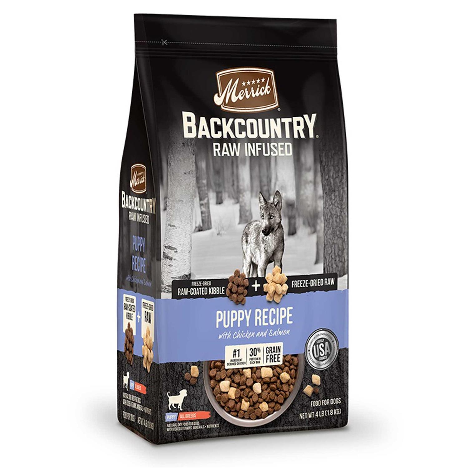 Merrick Backcountry Raw Infused Grain Free Puppy Recipe Dog Food