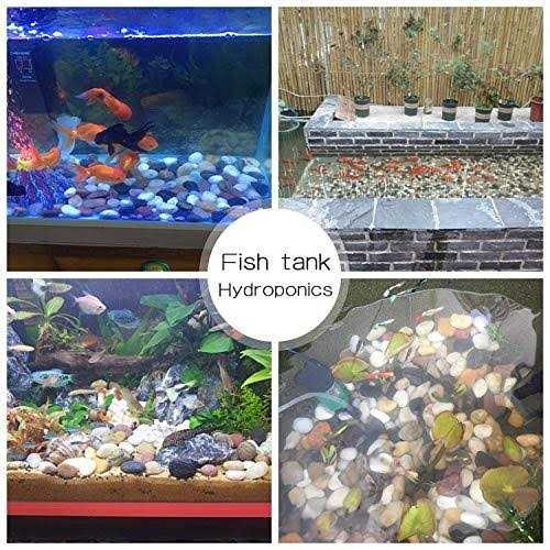 Voulosimi River Rock Stones Natural Decorative Polished Mixed Pebbles Gravel,Outdoor Decorative Stones for Plant Aquariums