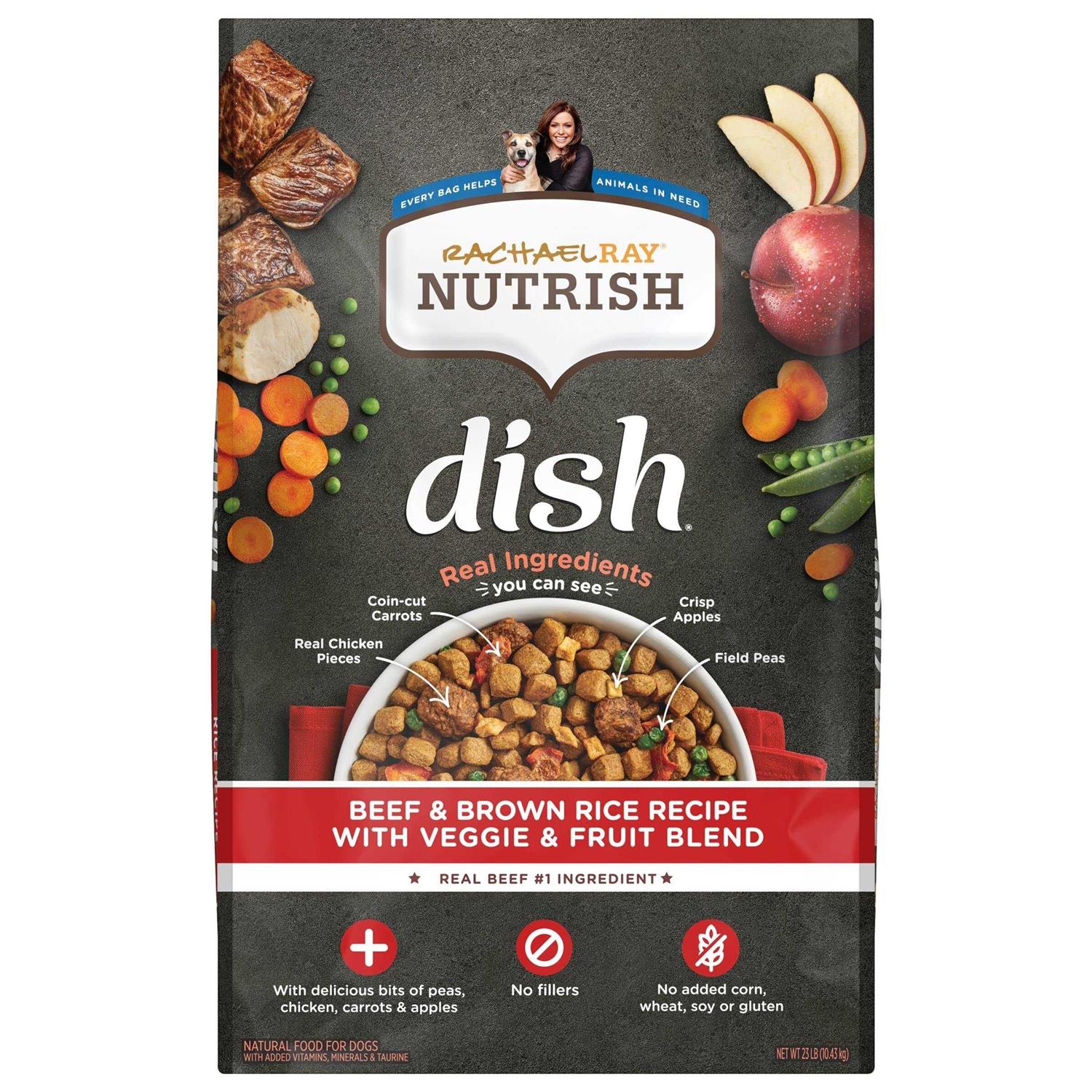 Rachael Ray Nutrish Dish Brown Rice Dog Food