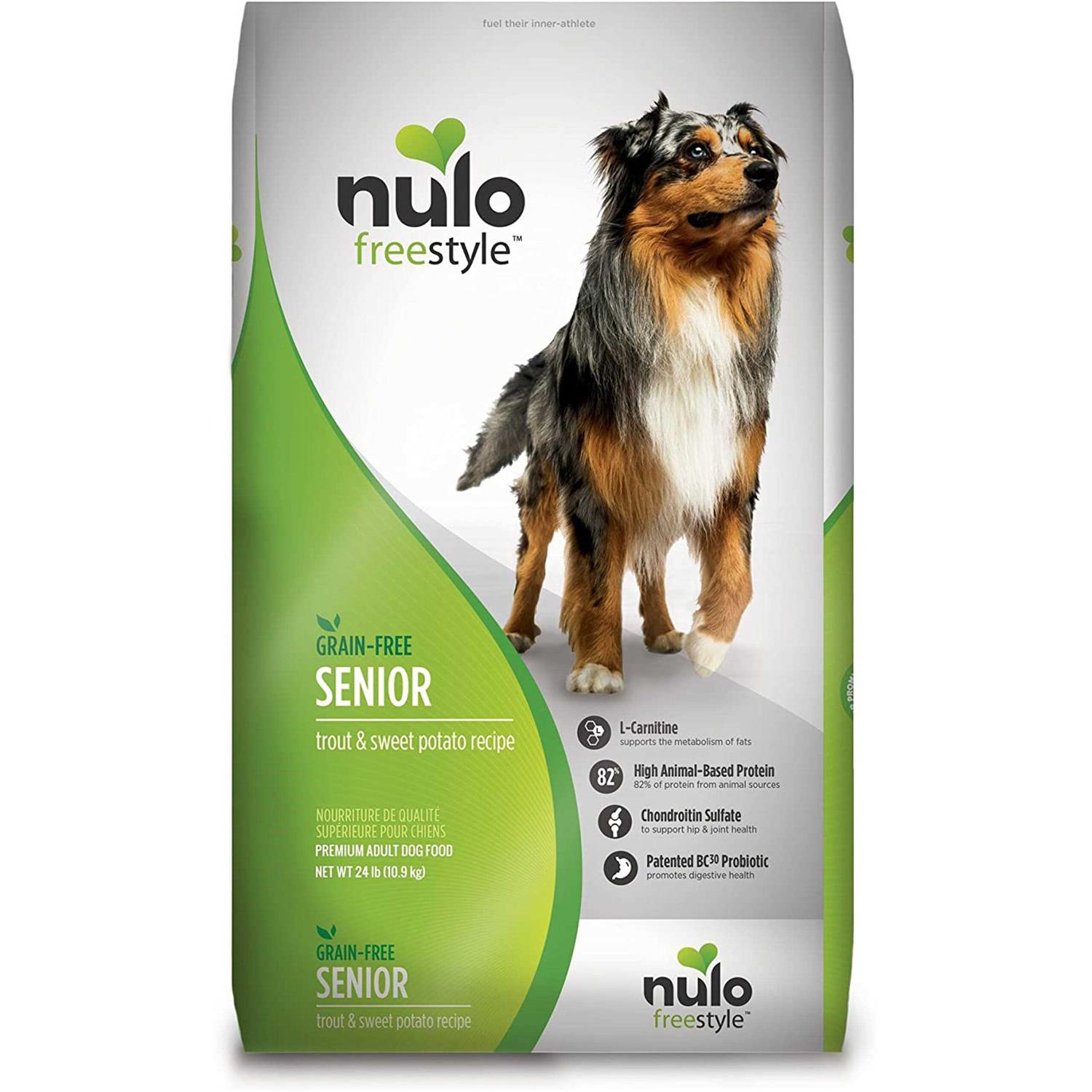 Nulo Freestyle Grain-Free Senior Trout & Sweet Potato Dry Dog Food