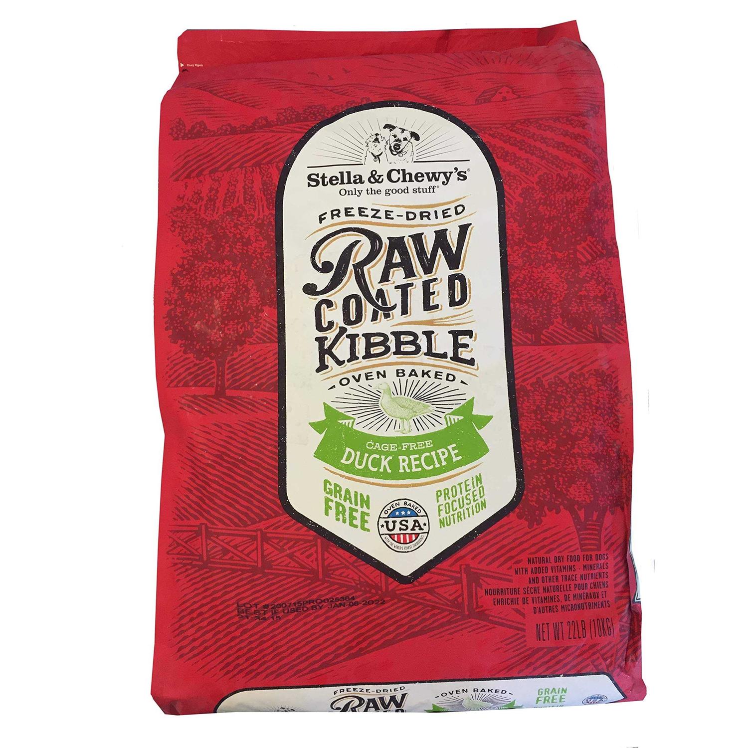 Stella & Chewy’s Cage-Free Duck Raw Coated Kibble Dog Food
