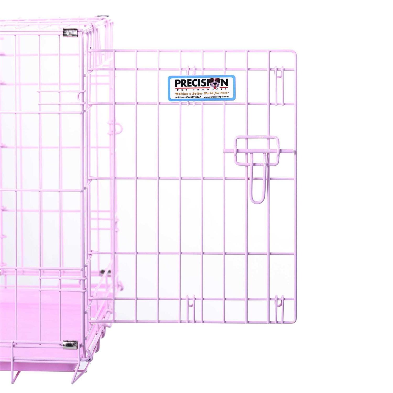 Precision Pet ProValu Double Door Dog Crate Pink