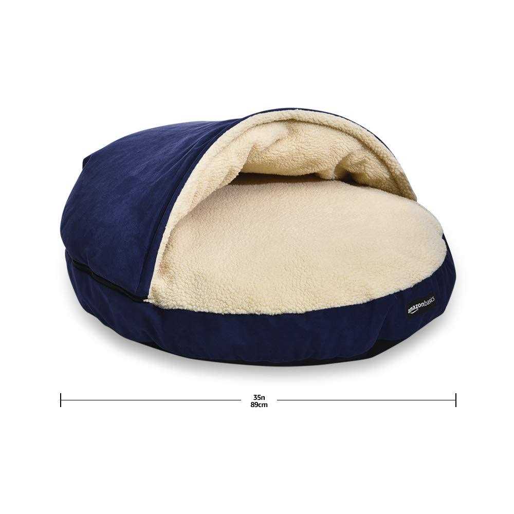 Amazon Basics Cozy Pet Cave Bed for Dog