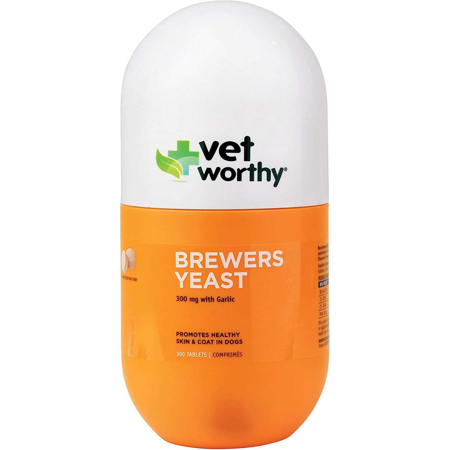 Vet Worthy Brewers Yeast Chewable Tablets for Dogs