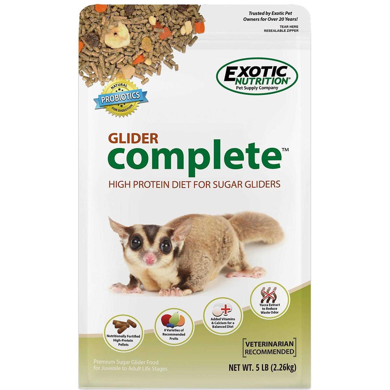 Exotic Nutrition Glider Complete Sugar Glider Food