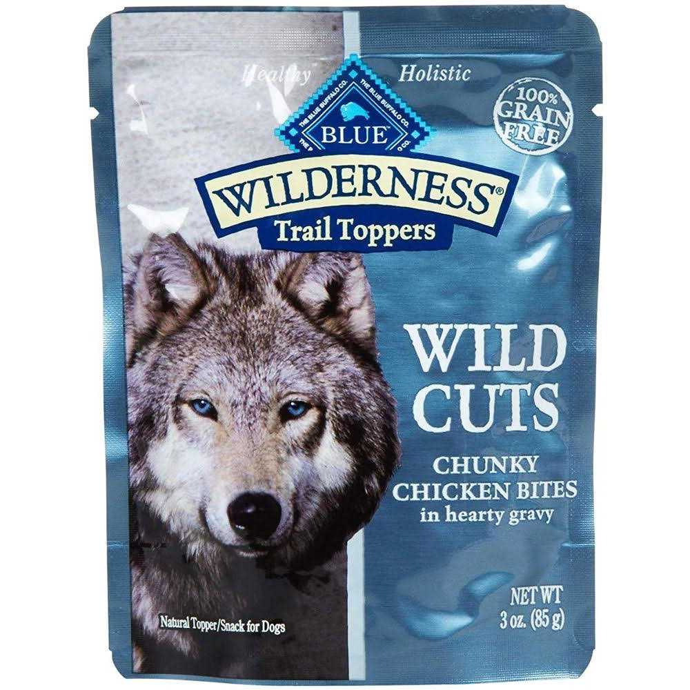 Blue Buffalo Wilderness Trail Toppers Dog Food Wild Cuts Bites