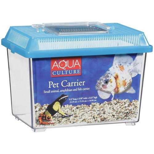 Aqua Culture Amphibians & Fish Pet Carrier for Small Animals
