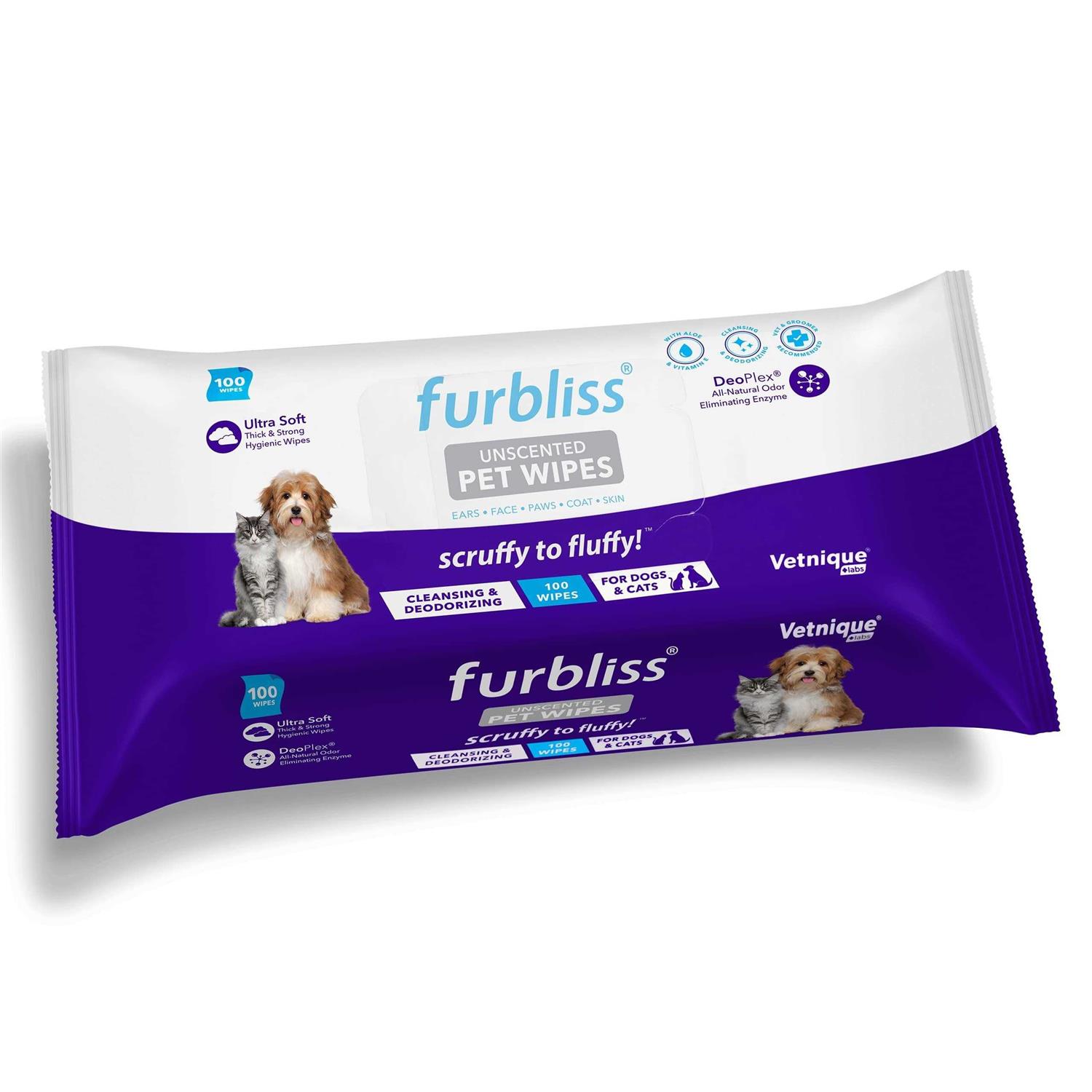 Furbliss Hygienic Pet Wipes for Dogs & Cats