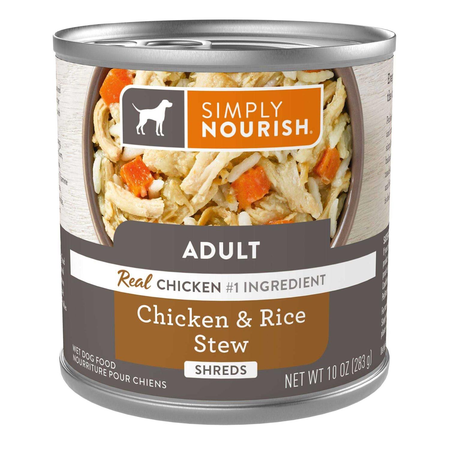 Simply Nourish Shreds Adult Wet Dog Food