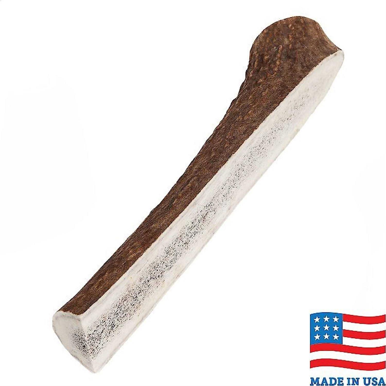 Bones & Chews Made in USA Elk Antler Split with Liver Flavor Dog Chew