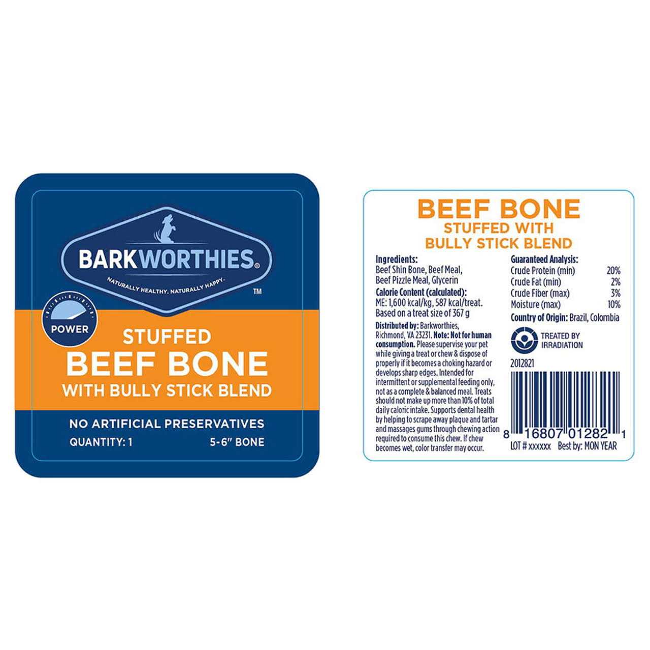 Barkworthies Shin Bone Stuffed