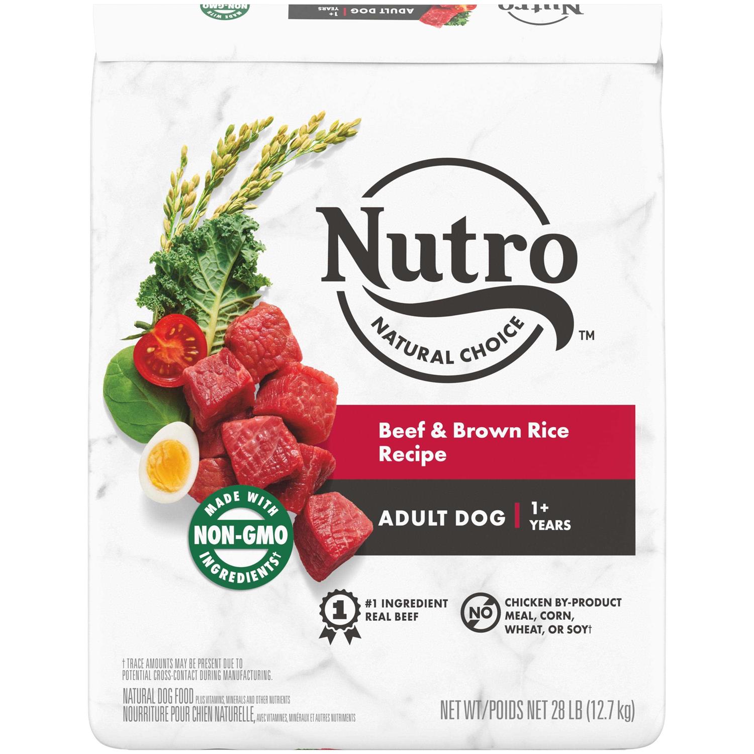 Nutro Natural Choice Adult Beef Rice Dry Dog Food