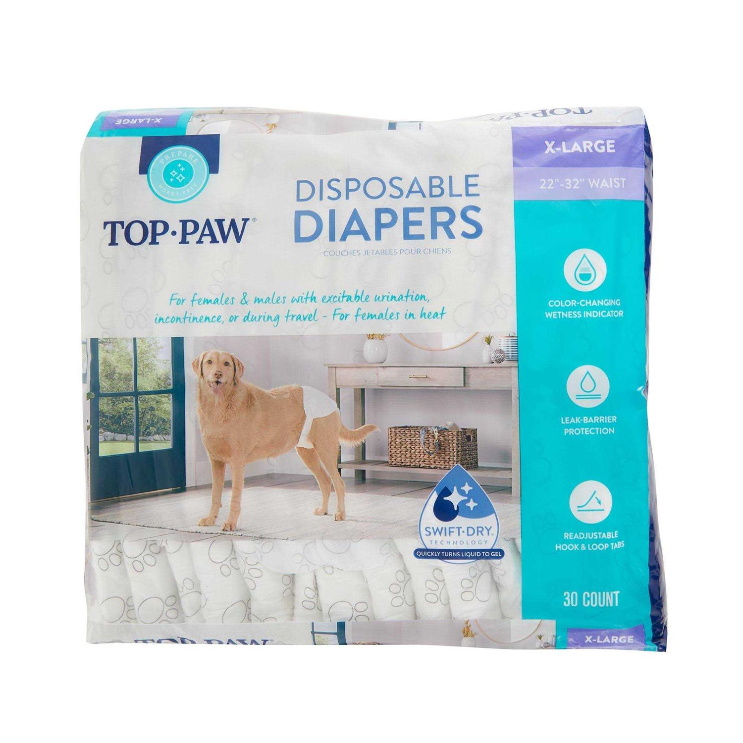 Top Paw Disposable Dog Diapers