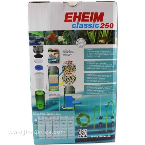 Eheim External Canister Filter Classic 250