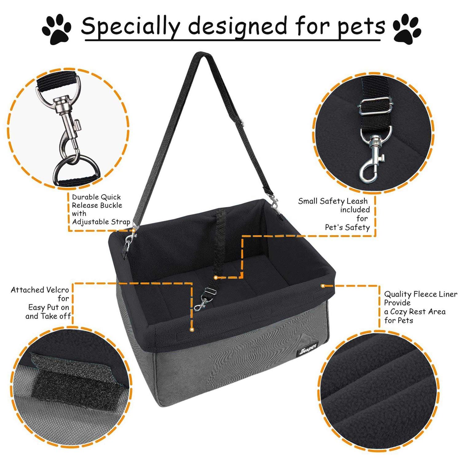Jespet Car Travel Dog Booster Seat
