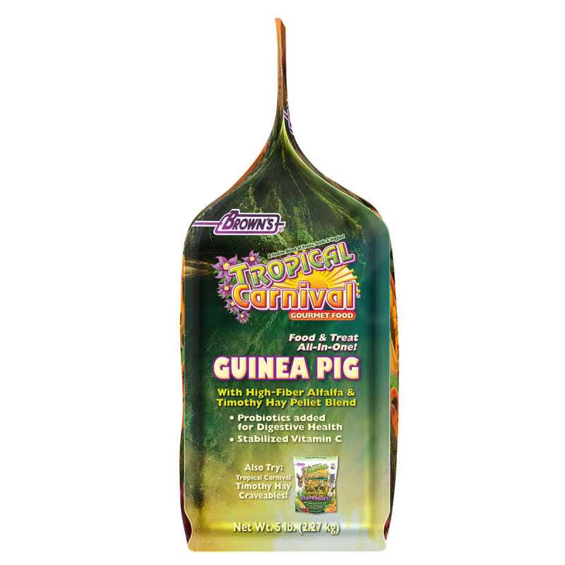 Brown’s Tropical Carnival Gourmet Guinea Pig Food