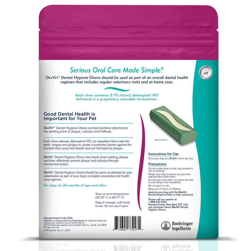 OraVet Dental Hygiene Chews Dogs