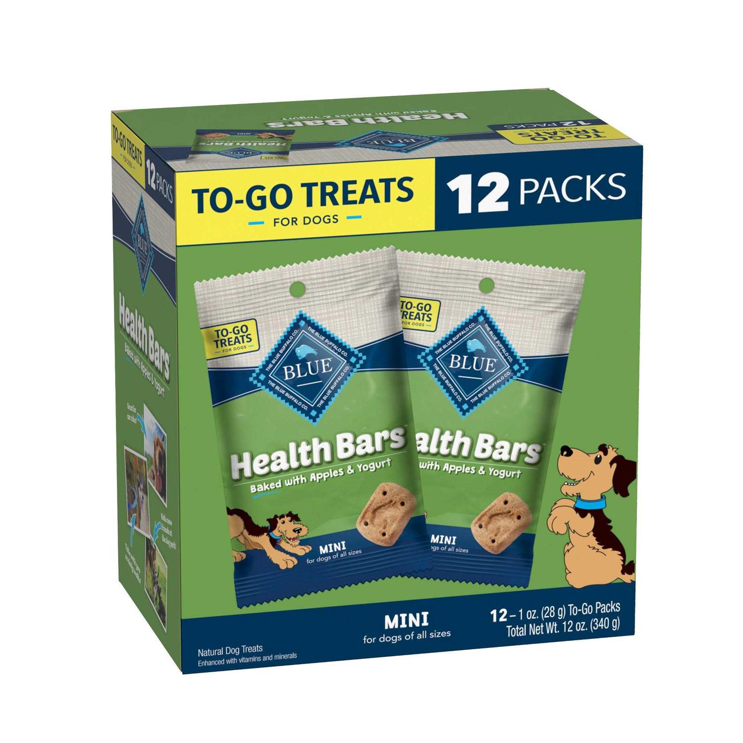 Blue Buffalo Health Bars Mini Natural Crunchy Dog Treats