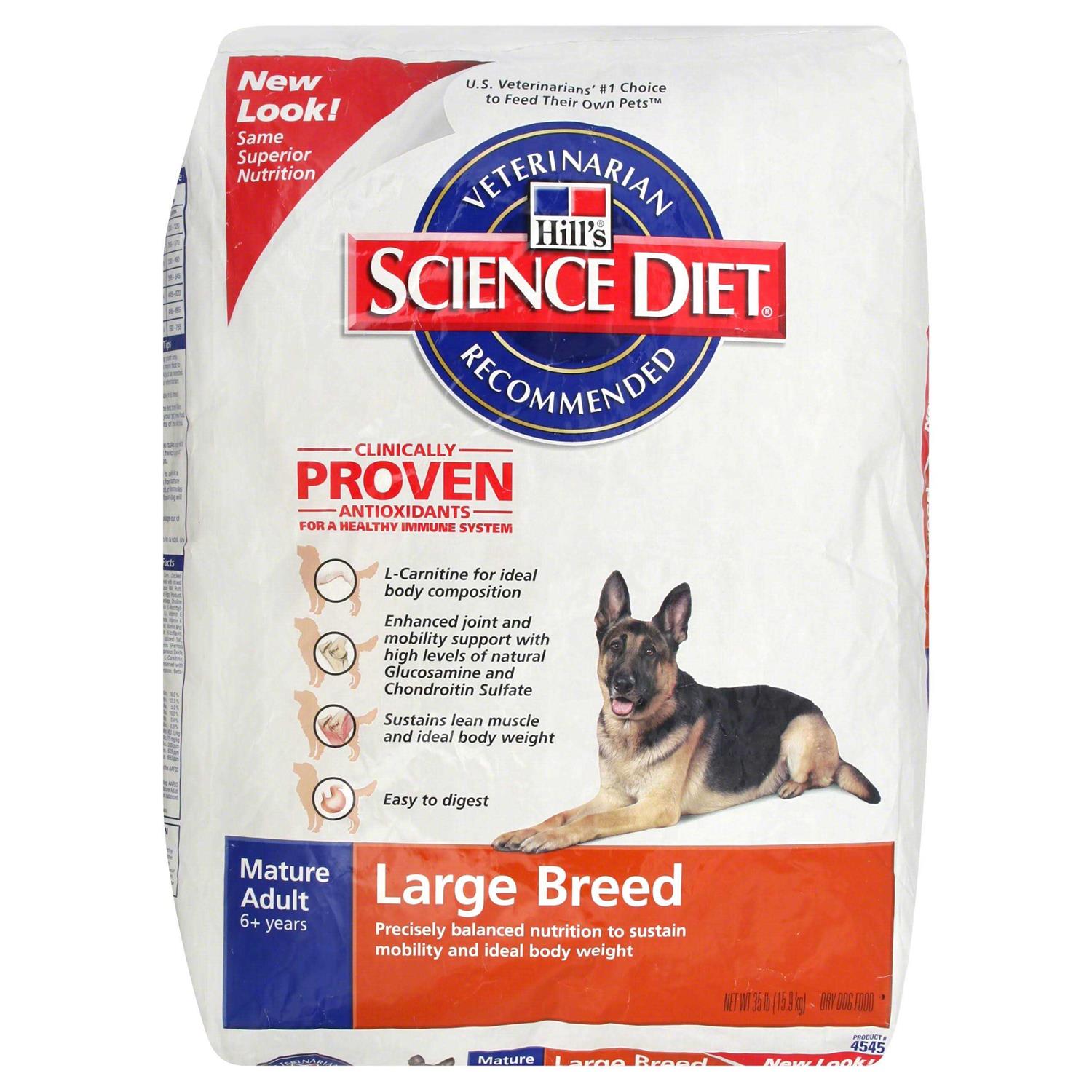 Hill’s Science Diet Adult 6+ Large Breed Chicken Meal Dry Dog Food