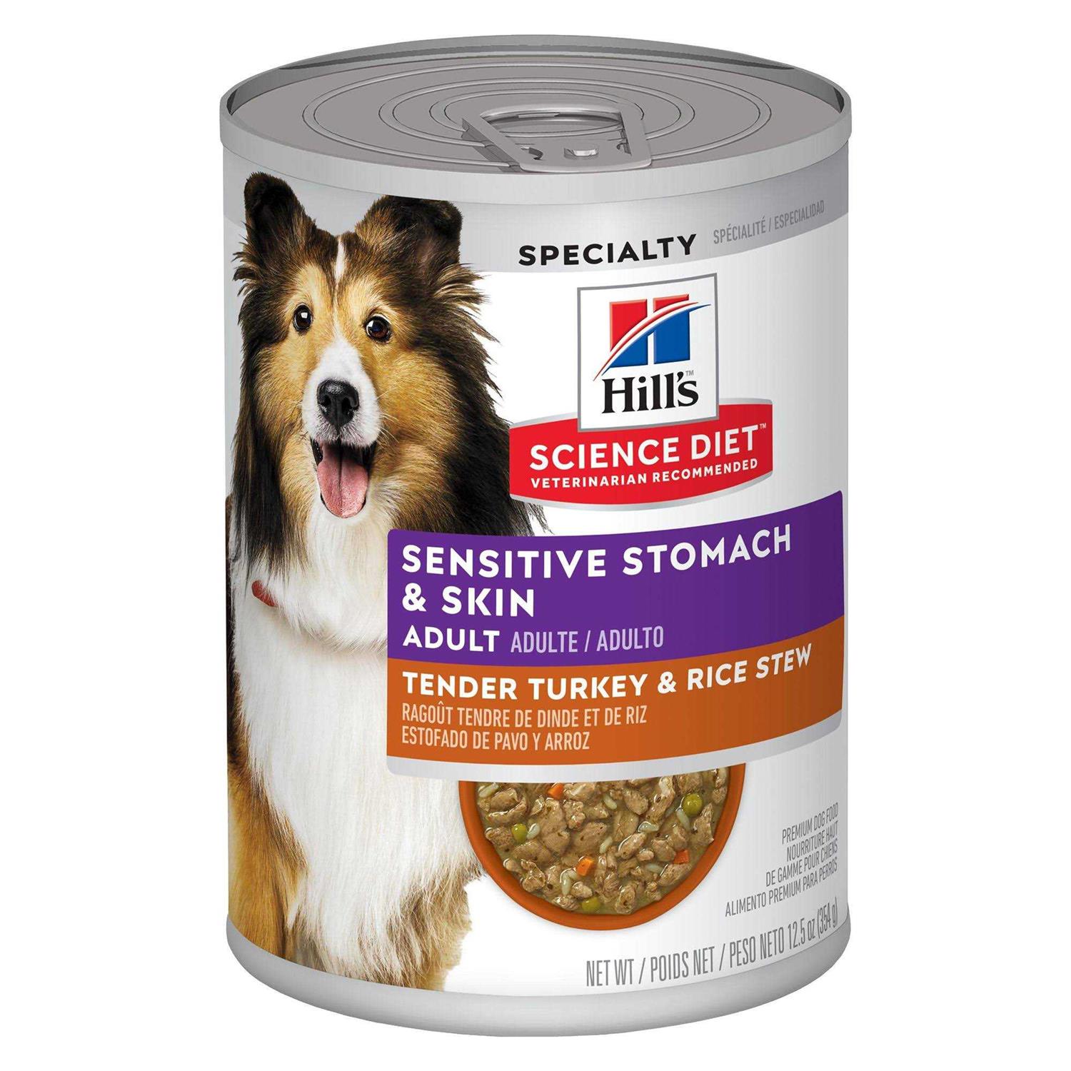 Hill’s Science Diet Sensitive Stomach & Skin Adult Dog Food Turkey