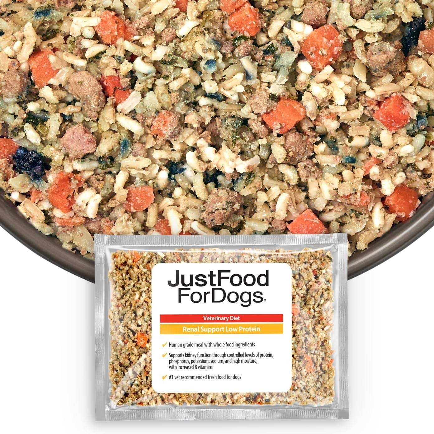 JustFoodForDogs Renal Support Low Protein Diet