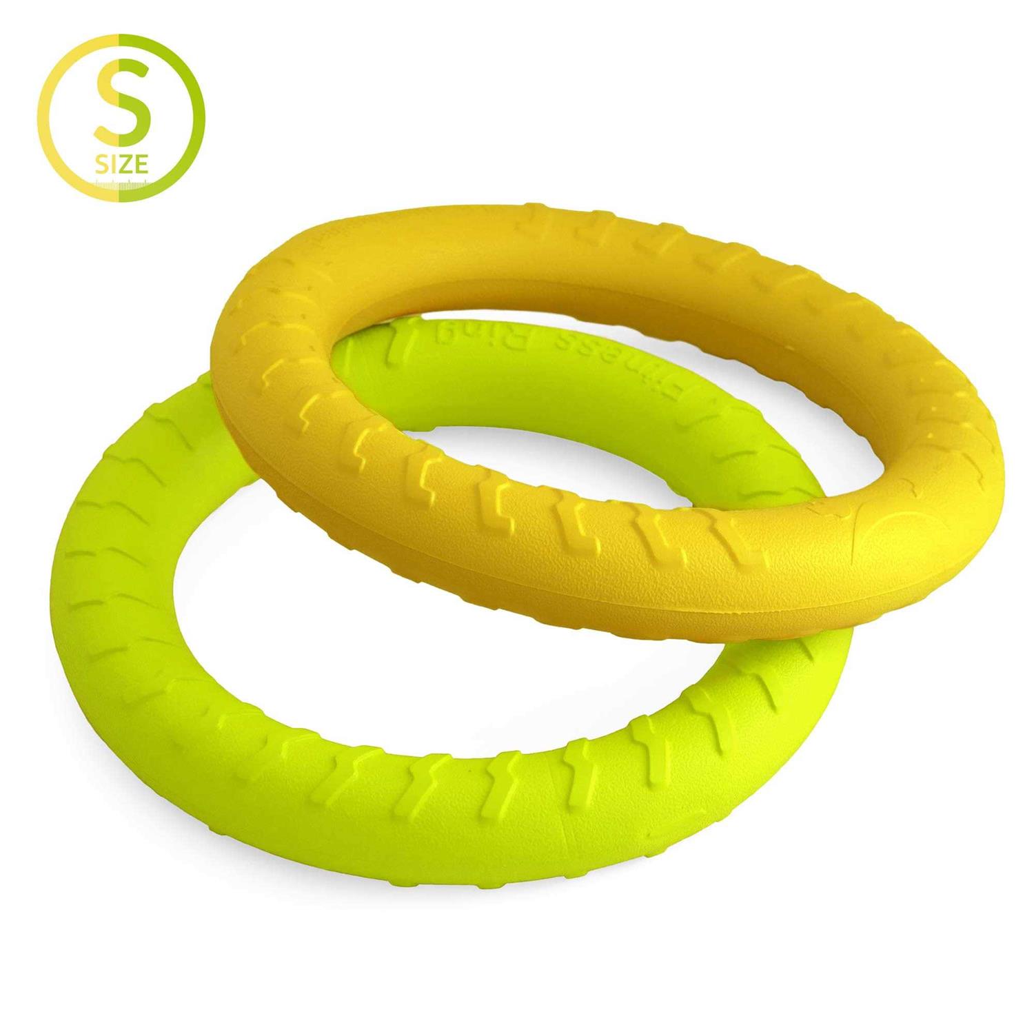 PetSpy Dog Training Ring for Outdoor Fitness Floatable Pulling Toy and Flying Disc Interactive Play Tool for Small Medium