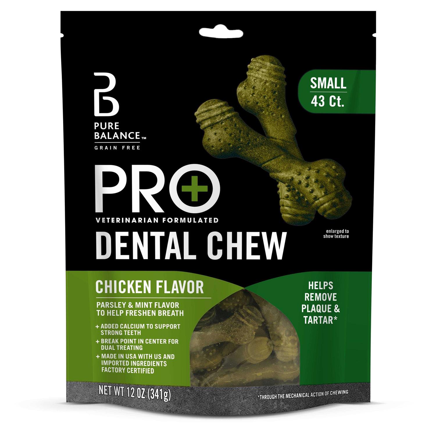 Pure Balance Pro+ Dental Chews for Dogs