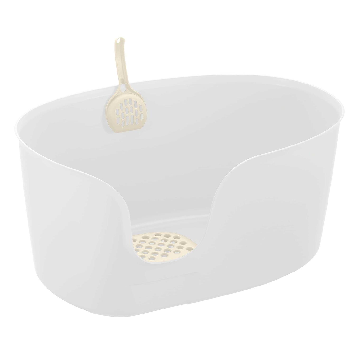 Richell PAW TRAX High Wall Cat Litter Box XL