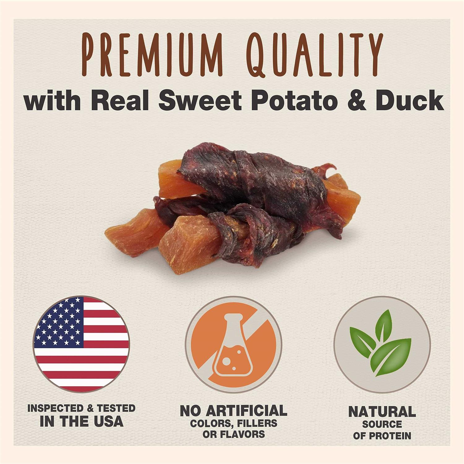 Cadet Sweet Potato & Duck Wraps Dog Treats
