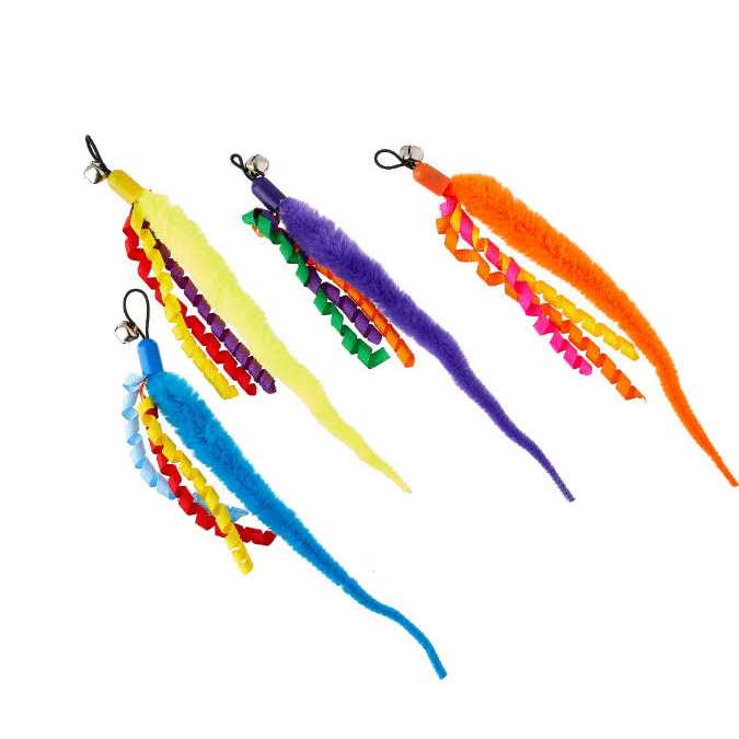 Vibrant Life Worm Teaser Wand Cat Toy