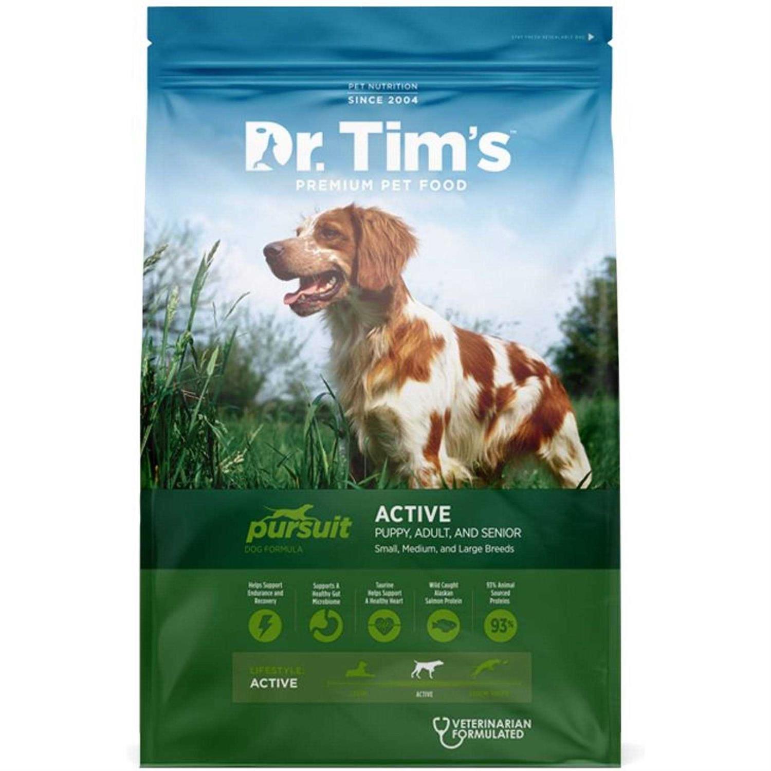 Dr. Tim’s Pursuit Active Dry Dog Food