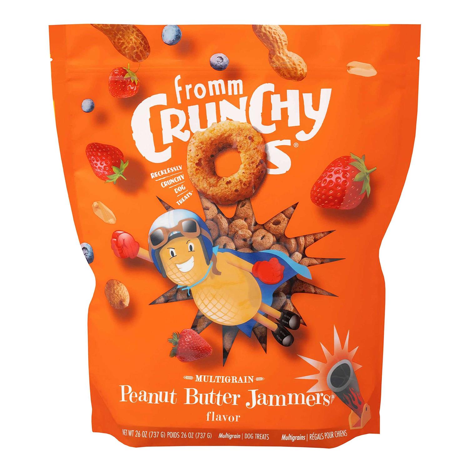 Fromm Crunchy O’s Dog Treats Peanut Butter Jammers