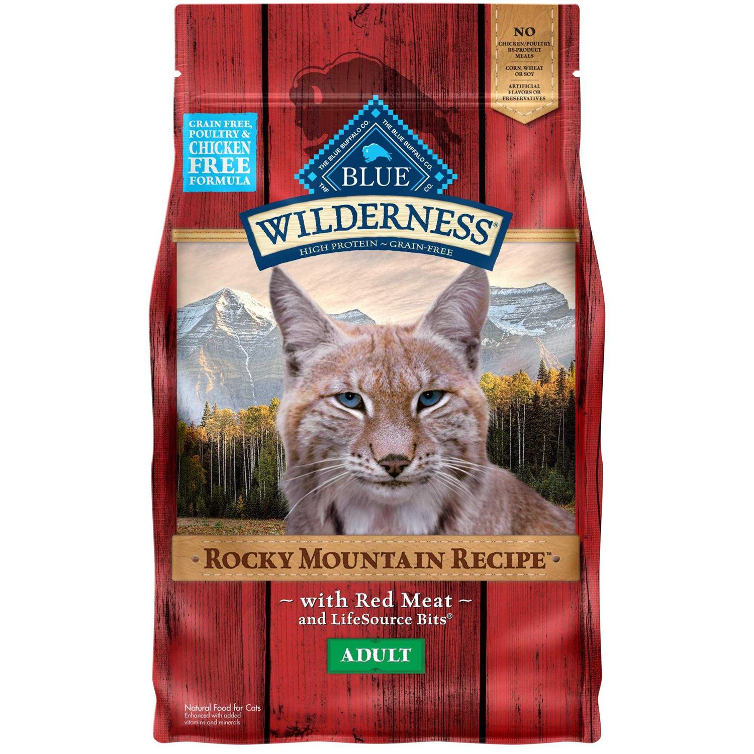 Blue Buffalo Wilderness Rocky Mountain Recipe High Protein Dry Cat Food