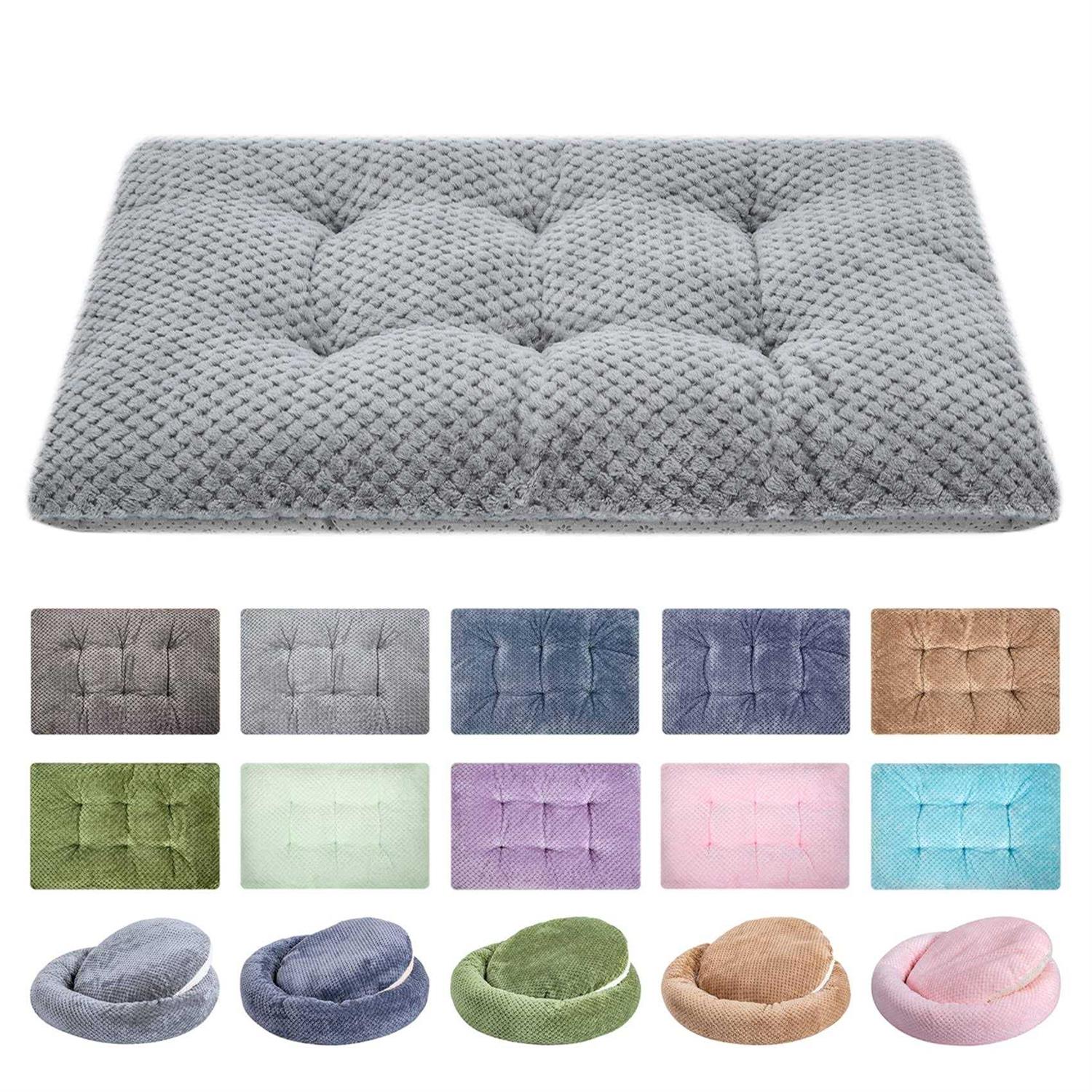 WONDER MIRACLE Fuzzy Deluxe Pet Beds, Super Plush Dog or Cat Beds Ideal for Dog Crates
