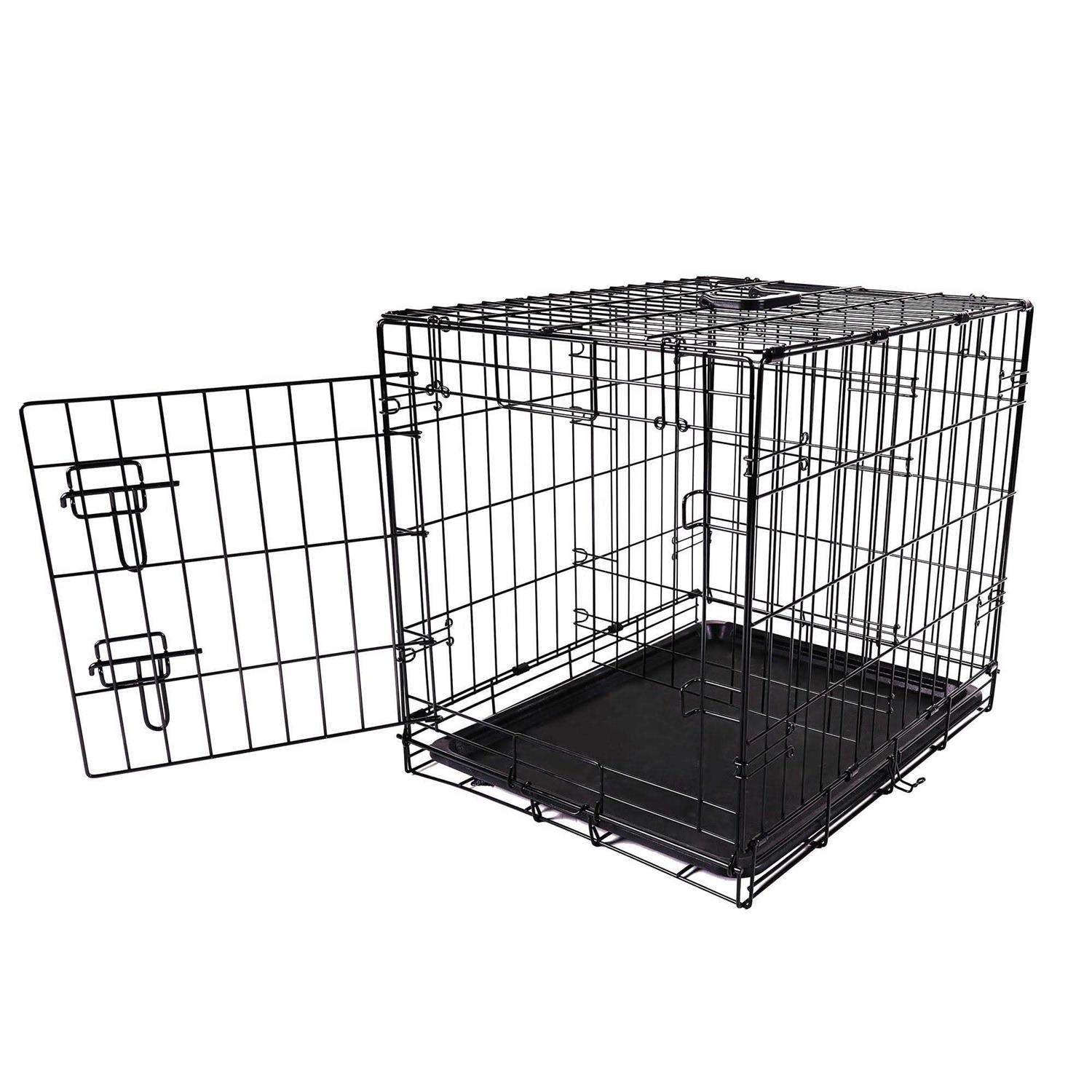 Global Source Single Door Folding Wire Dog Crate