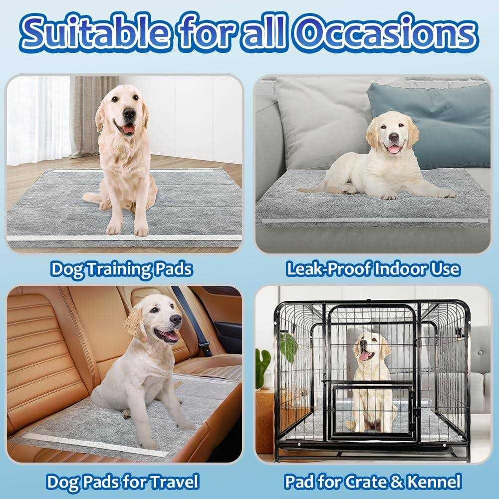 Dogcator Charcoal Puppy Pads Extra Large Activated Dog Pee Pads