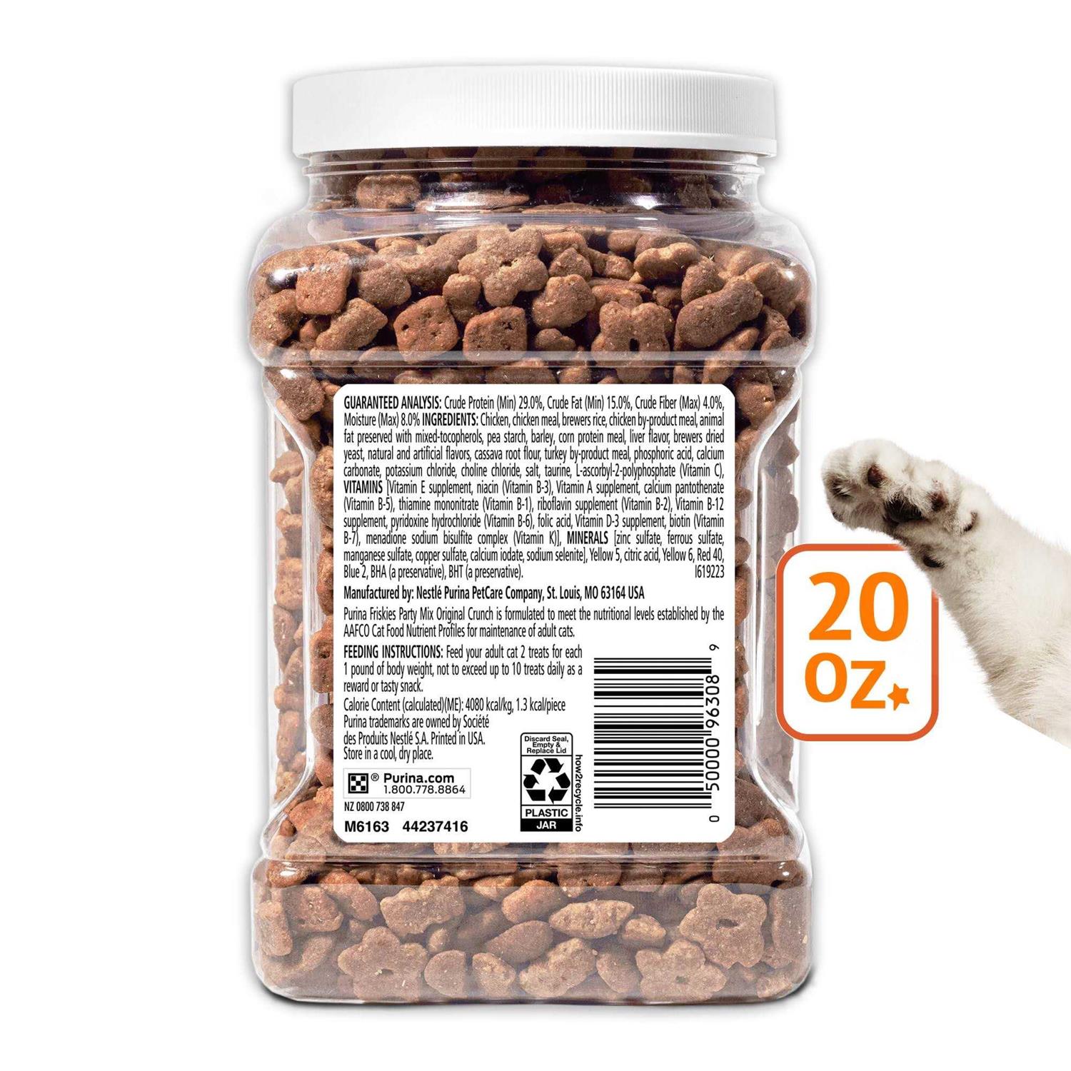 Friskies Cat Treats Party Mix Crunch