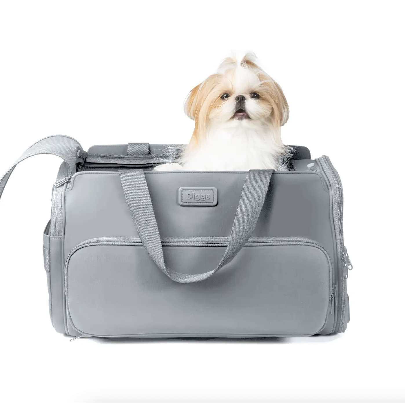 Diggs Travel Pet Carrier for Small Dogs and Cats, Plane, Train, or Car