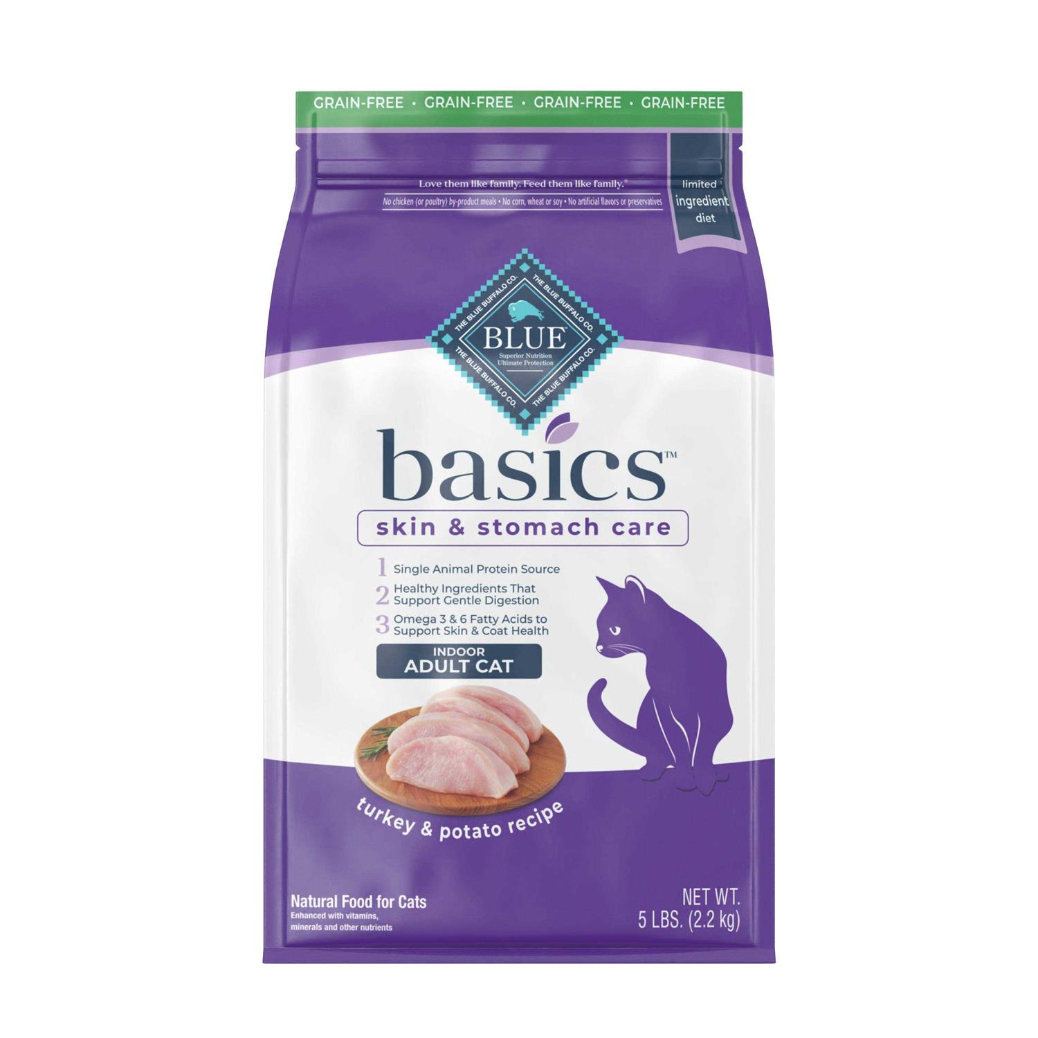 BLUE Basics Grain-Free Adult Indoor Dry Cat Food