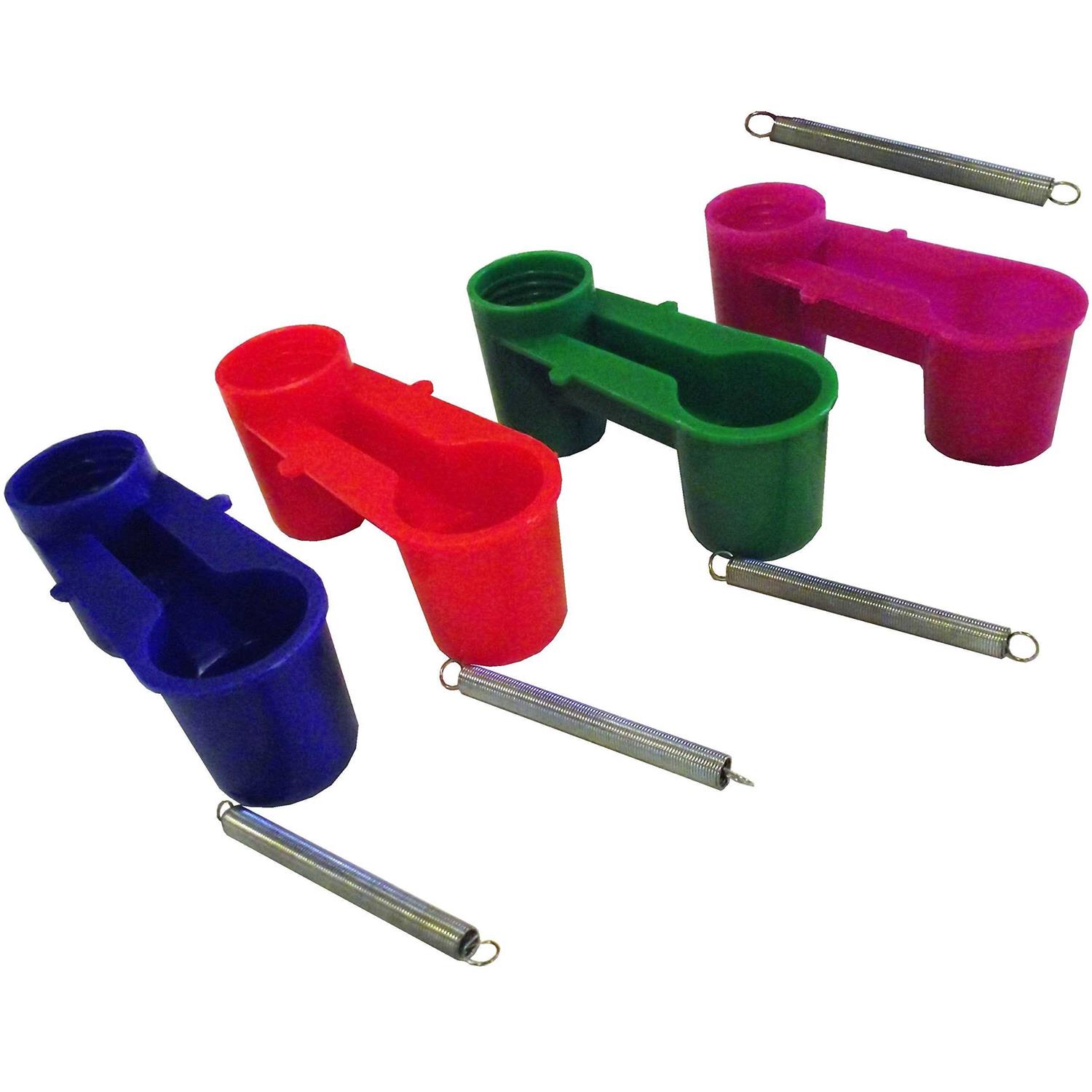 Soda Pop Water Bottle Bird Drinker Cup & Spring