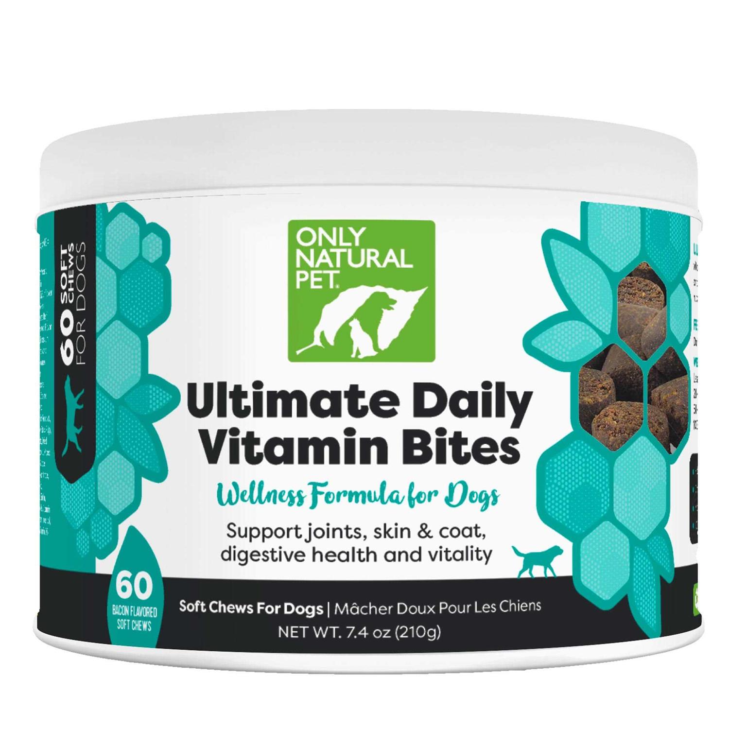 Only Natural Pet Ultimate Daily Vitamin Bites Dog 60 Chews