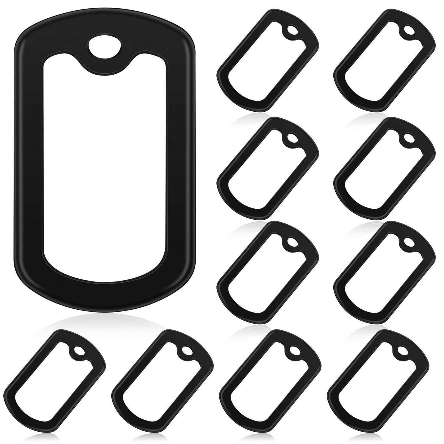 PinMart Military Dog Tag Silencer Silicone Rubber ID Tag Protector
