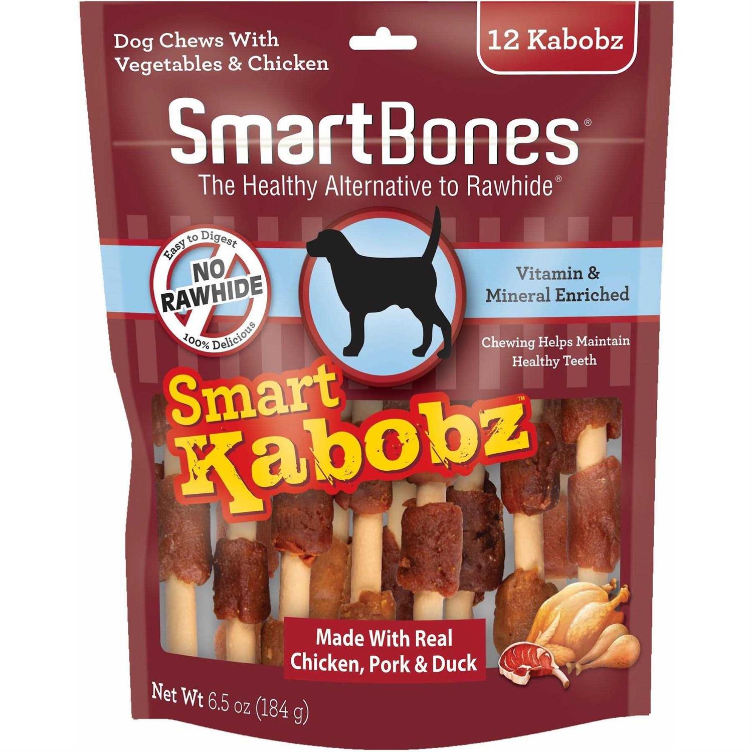 SmartBones Smart Kabobz Dog Treat
