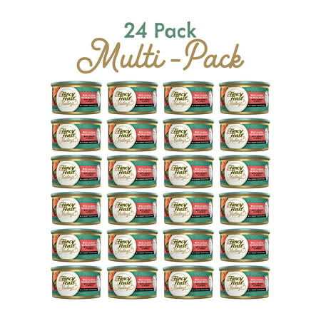 Fancy Feast High Protein Medleys Wild Alaskan Salmon Recipe With Garden Veggies in Sauce Wet Cat Food