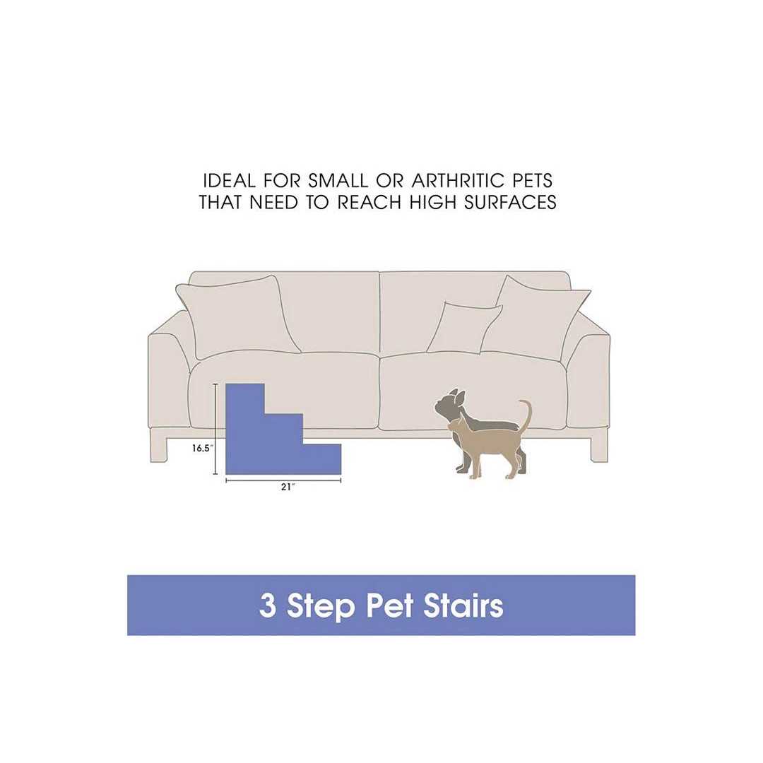 Friends Forever High Density Foam 3 Steps Pet Stairs